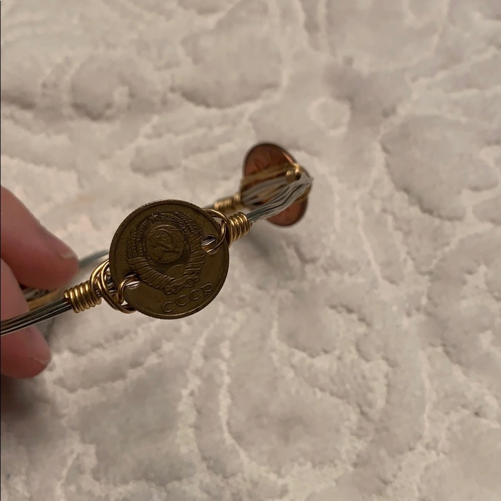 Medium Bangle With Global Currency - image 3